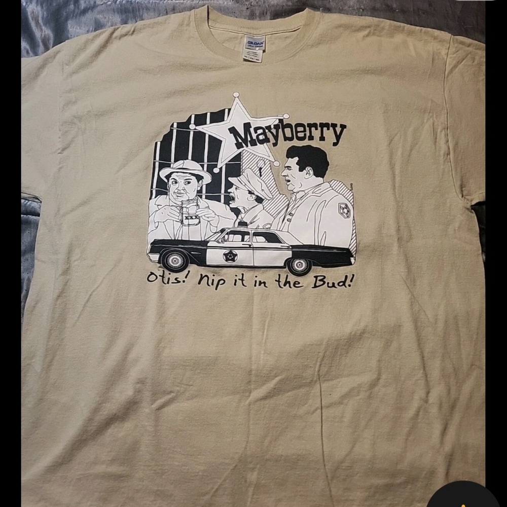 Mayberry Andy Griffith Barney Fife Otis Nip It Shirt 2XL